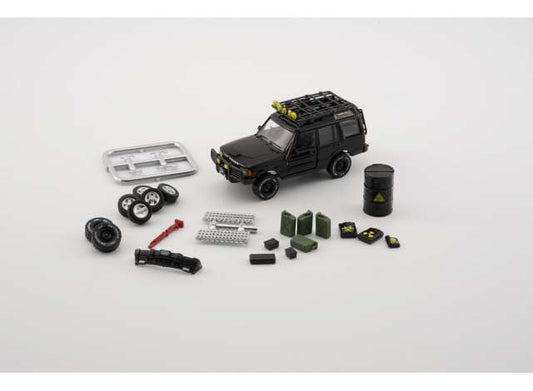 1/64 1998 Land Rover Discovery 1 *Right Hand Drive*, black smile with accessory - BM64B0204