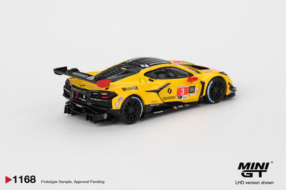 1/64 CHEVROLET CORVETTE Z06 GT3.R NO.3 CORVETTE RACING BY PRATT MILLER MOTORSPORTS 2025 IMSA DAYTONA 24 HRS  - MiniGT - MGT011168
