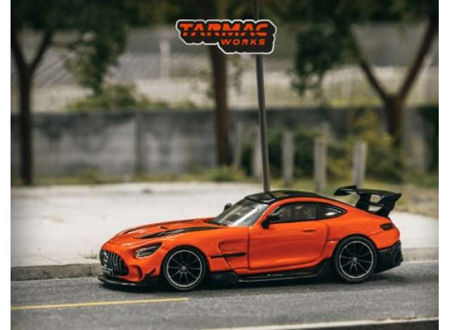 1/64 Mercedes-Benz AMG GT Black Series, orange - Tarmac Models - TC-T64G042OR