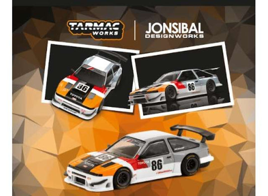 1/64 TOYOTA SPRINTER TRUENO AE86 WIDEBODY TRD - Tarmac - TCT64G060TRD