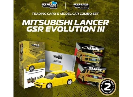 1/64 1/64 MITSUBISHI LANCER GSR EVOLUTION III YELLOW - Tarmac - TCT64G050YL