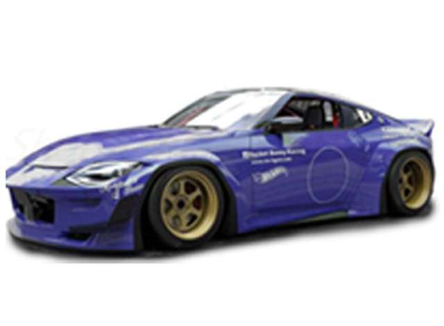 1/43 2022 Nissan 400Z Rocket Bunny, purple/Red