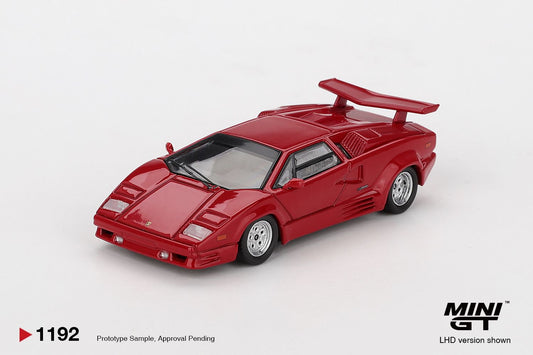 1/64 -  LAMBORGHINI COUNTACH 25TH ANNIVERSARY RED - MiniGT - MGT01192
