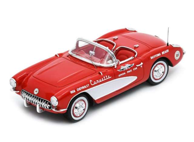 1/43 - 1956 Corvette C1 V8 Pace Car Daytona, red - S0048