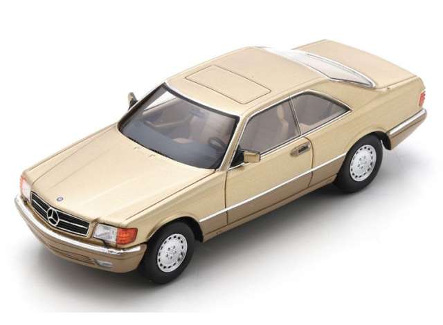 1/43 - 1989 Mercedes Benz 560 SEC, gold/brown - S0098