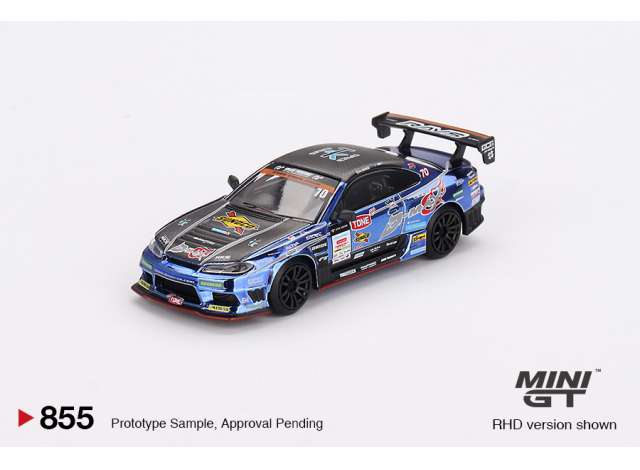 1/64 2023 Nissan Silvia S15 D-MAX #70 D-MAX Racing 2023 D1 Grand Prix, blue/black - MGT00855-R