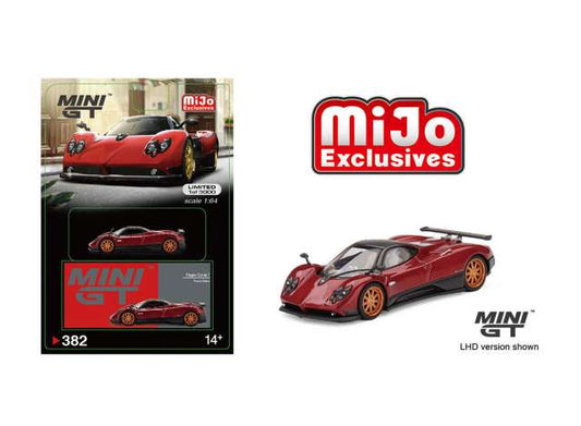 1/64 - Pagani Zonda F Rosso Dubai, red - MiniGT - Mijo - MGT00382MJ