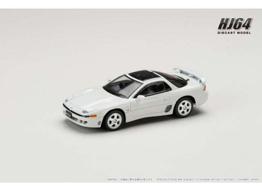 1:64 Mitsubishi GTO Twin Turbo glass top, misty white pearl - Hobby Japan - HJ643065W