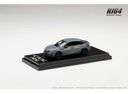 1:64 Honda Civic RS Customized Version, sonic gray pearl - Hobby Japan - HJ642046AGY