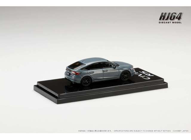 1:64 Honda Civic RS Customized Version, sonic gray pearl - Hobby Japan - HJ642046AGY