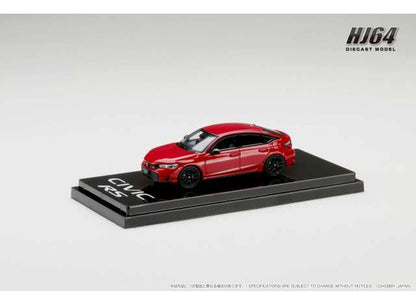 1:64 Honda Civic RS Customized Version, premium crystal red metallic - Hobby Japan - HJ642046AR