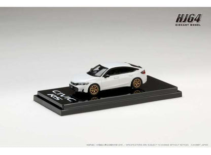 1:64 Honda Civic RS Customized Version, platinum white pearl - Hobby Japan - HJ642046BW