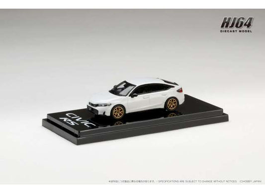 1:64 Honda Civic RS Customized Version, platinum white pearl - Hobby Japan - HJ642046BW