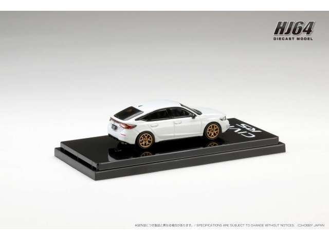 1:64 Honda Civic RS Customized Version, platinum white pearl - Hobby Japan - HJ642046BW