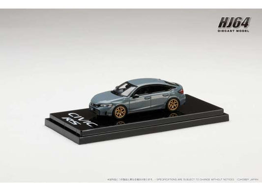 1:64 Honda Civic RS Customized Version, sonic gray pearl - Hobby Japan - HJ642046BGY