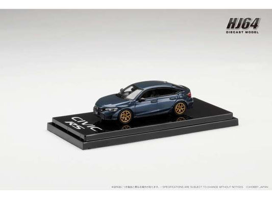 1:64Honda Civic RS Customized Version, seabed blue pearl - Hobby Japan - HJ642046BBL