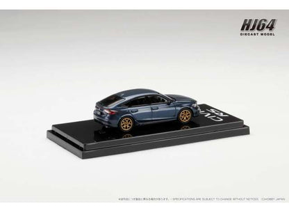 1:64Honda Civic RS Customized Version, seabed blue pearl - Hobby Japan - HJ642046BBL