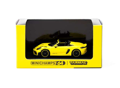 1:64 Porsche 718 Spyder RS, racing yellow - Tarmac Models - TC-T64MC-008-RY