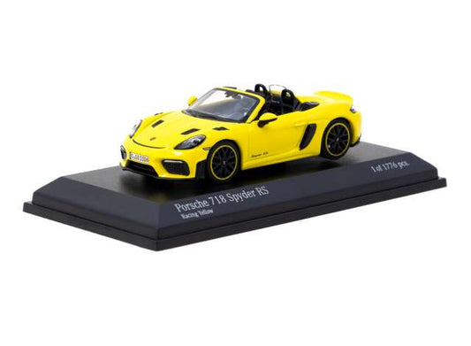 1:64 Porsche 718 Spyder RS, racing yellow - Tarmac Models - TC-T64MC-008-RY