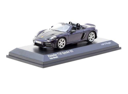 1:64 Porsche 718 Spyder RS, viola metallic - Tarmac Models - TC-T64MC-008-VM