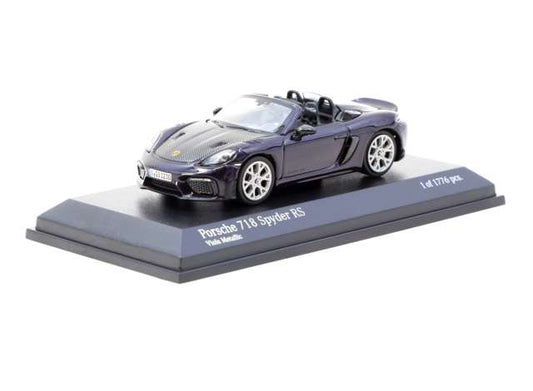 1:64 Porsche 718 Spyder RS, viola metallic - Tarmac Models - TC-T64MC-008-VM