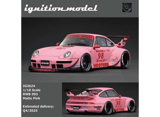 1/18 RWB 993, matte pink - Ignition Models - IG3624