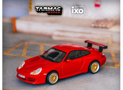 1/64 PORSCHE 911 GT3 (TYPE 996) RED  - Tarmac Models - TC-T64G-069-RE