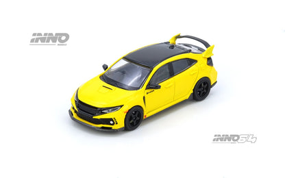 1/64 HONDA CIVIC TYPE-R (FK8) Yellow - Inno64 - IN64-FK8-YL