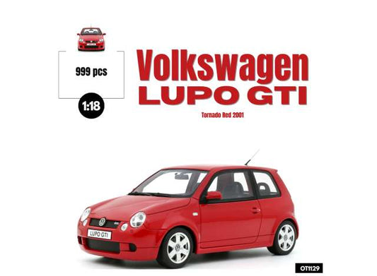 1/18 LUPO GTi 2001 - RED - Otto Models - OT1129