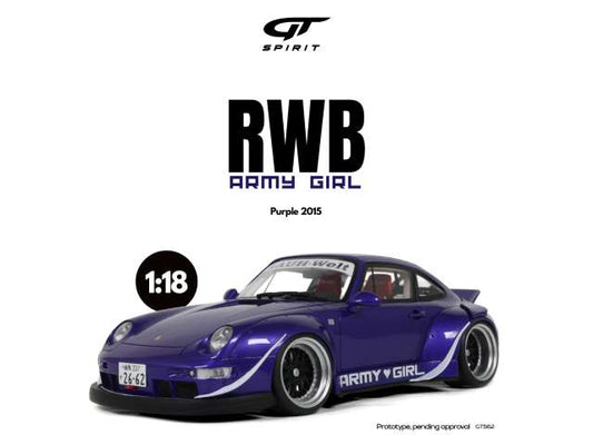 1/18 - 2015 RWB Army Girl, purple - GT562 - GT Spirit