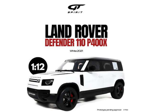 1/12 - 2021 Land Rover Defender 110 P400X, white - GT554 - GT Spirit