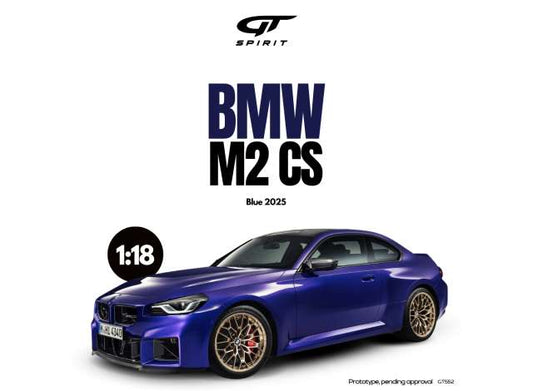 1/18 - 2025 BMW M2 CS, blue - GT552 - GT Spirit