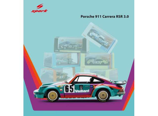 1/64 1975 Porsche 911 Carrera RSR 3.0 #65 B.Sprowls /J.Carlos Bolanos/A.Contreras 24H Le Mans - Spark - spa64S029