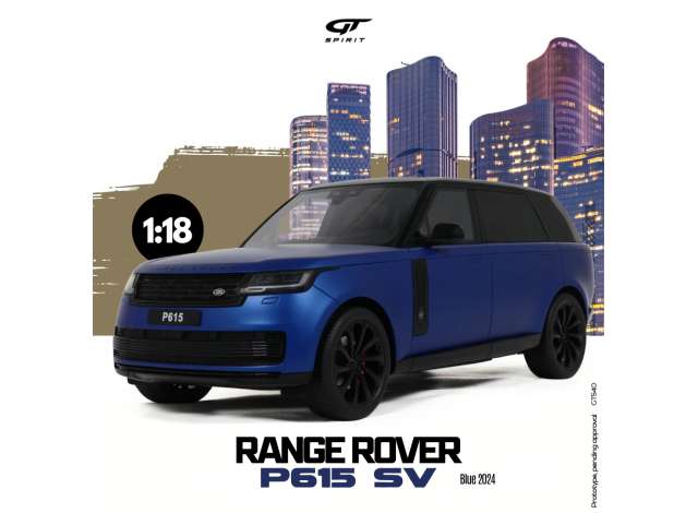 1/18 - 2024 Range Rover P615 SV, blue - GT540 - GT Spirit