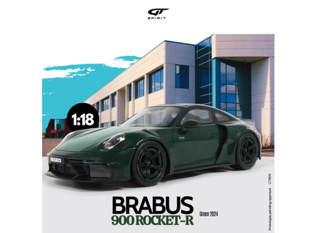 1/18 - 2024 Brabus 900 Rocket-R, green - GT959 - GT Spirit