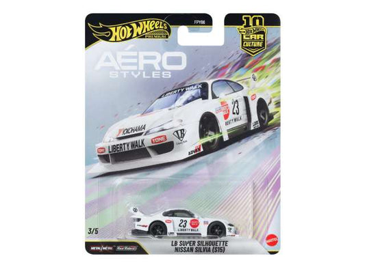 1/64 Nissan Silvia (S15) LB Super Silhouette #23, white - Hot Wheels - hwmvJKF34