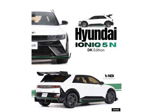 1/18  Hyundai Ioniq SN DK Edition Atlas white matt  - Otto Models - OT1227