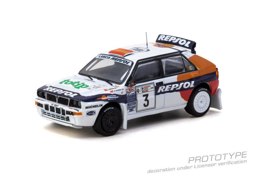 1/64 Lancia Delta HF Integrale Acropolis Rally 1993 Carlos Sainz / Luis Moya - Tarmac Models - T64-049-93ACR03