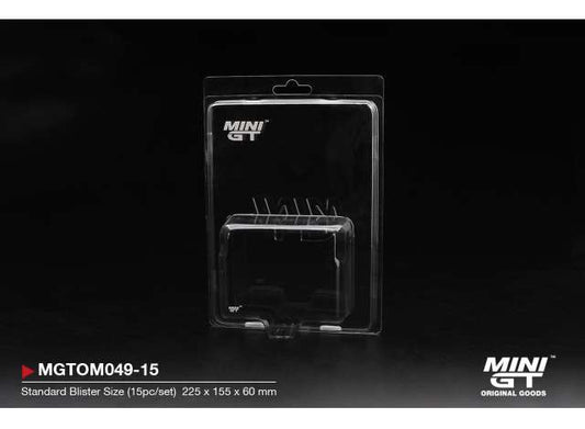 MINI GT BLISTER PROTECTOR TYPE A: STANDARD BLISTER SIZE (15 PC/SET) - Mini GT - MGTOM049-15