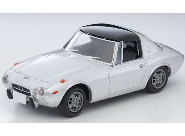 1/64 1969 Toyota Sports 800 with Custom wheels, silver - Tomica Limited Vintage - TLV-139c