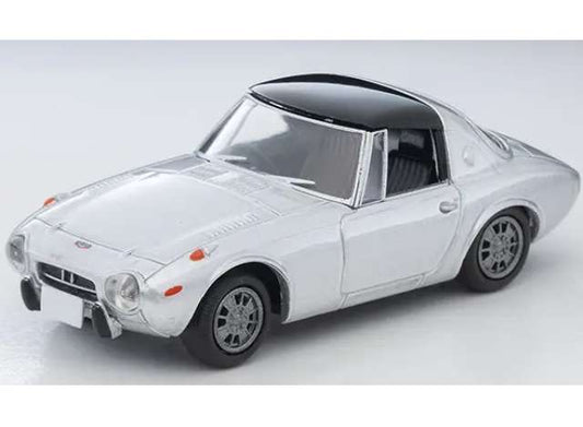 1/64 1969 Toyota Sports 800 with Custom wheels, silver - Tomica Limited Vintage - TLV-139c