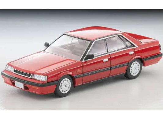 1/64 1987 Nissan Skyline 4-Door HT 1800 Passage, red - Tomica Limited Vintage - TLV-N352a