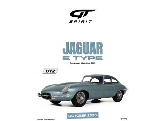 1/12 - 1961 Jaguar E Type opalescent silver blue - GT Spirit - GT978