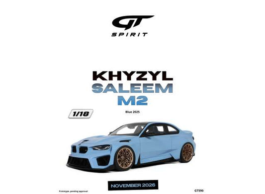 1/18 - 2025 Khyzyl Saleem M2, blue - GT Spirit - GT590