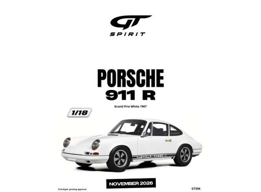1/18 - 1967 Porsche 911 R, Grand Prix white - GT Spirit - GT596