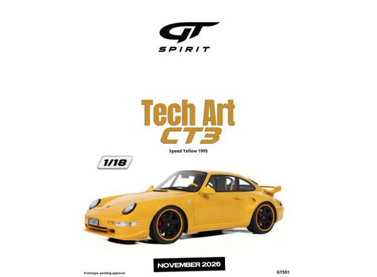 1/18 1995 Techart CT3 Speed, yellow - GT Spirit - GT591