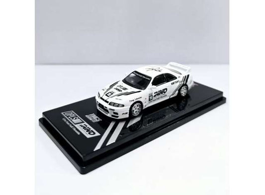 1/64  Nissan Skyline GT-R (R33) *DPLS x Inno64*, white/black  TMCS 2025 Event Edition - Inno64 - IN64-DPLS-R33-TMCS25
