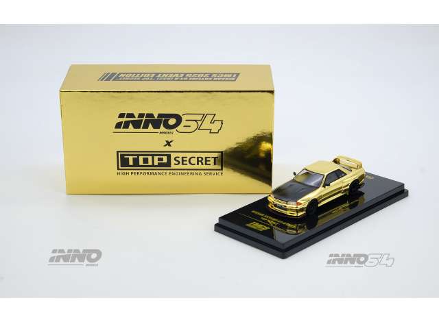 1/64 Nissan Skyline GT-R (R32) Top Secret, gold TMCS 2025 Event Edition - Inno64 - IN64-R32TS-TMCS25