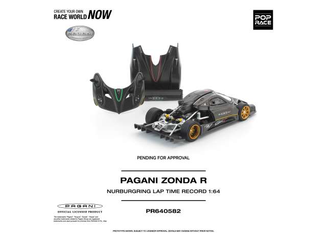 1/64 Pagani Zonda R Nurburgring Lap Time Record - Poprace - PR640582