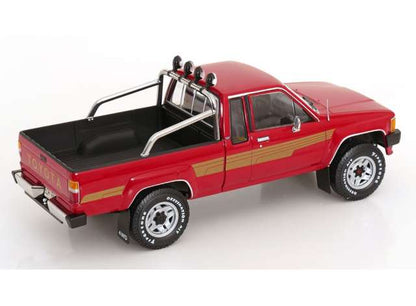 1/18 - 1985 Toyota Truck Xtra Cab 4x4 (Hilux), red - KK Scale - KKDC181562
